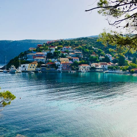Enjoy the stunning natural beauty of Kefalonia, with a beach a short drive away 