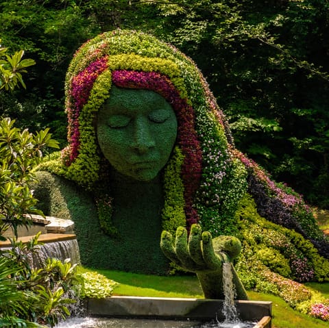 Stroll through the beautiful Atlanta Botanical Garden, only a short trip away