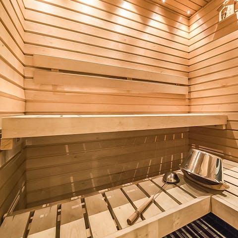 Boost your endorphins in the sauna