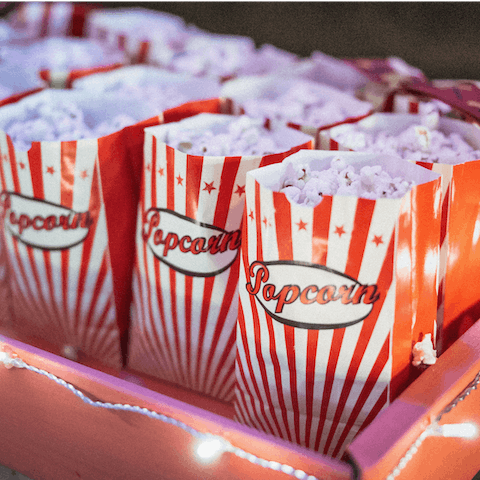 Grab some popcorn for weekly movie nights under the stars, also on-site here