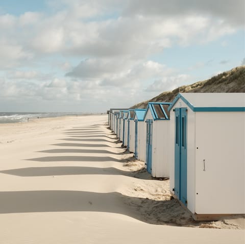 Explore the thirty kilometres of white-sand seaside on the west side of Texel