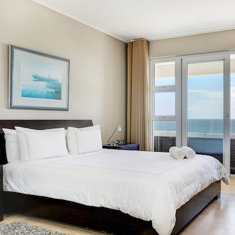 Wake up to the sight of the sea each morning in the stylish and comfortable bedrooms