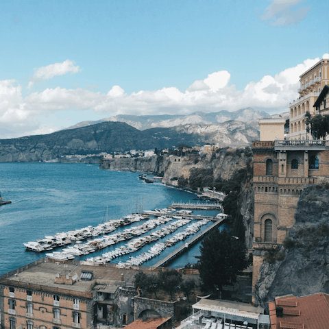 Venture down to Sorrento Harbour, ten minutes on foot