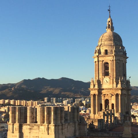 Discover Málaga Cathedral, just 240 metres from your building