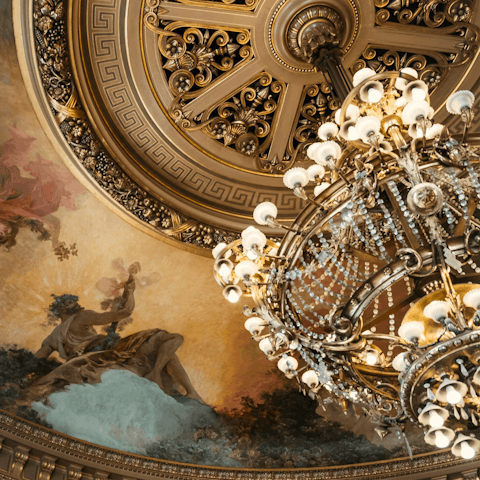 Enjoy a night at the opera at the famous Palais Garnier, a short walk away