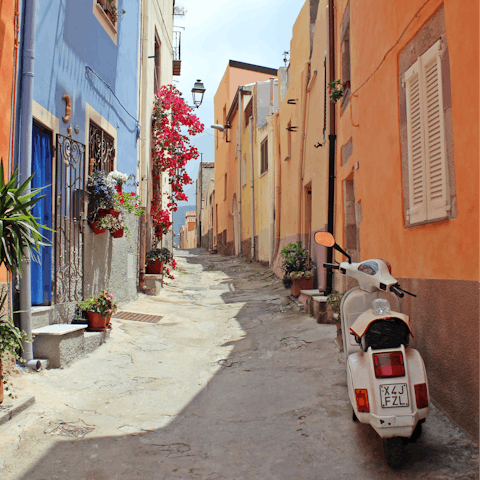Wander the streets through the town of San Vito