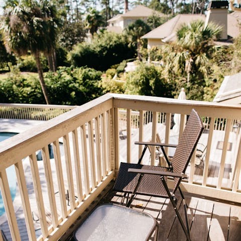 Escape with a book up with the island's pines