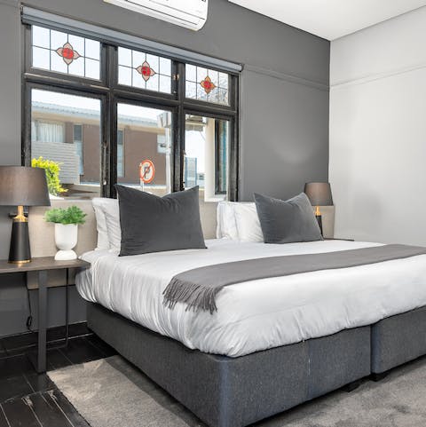 Enjoy an unbroken night's sleep in the comfortable bed