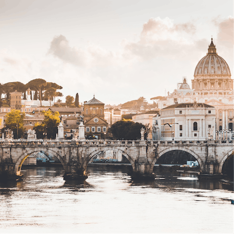 Stay in the heart of the ancient city of Rome