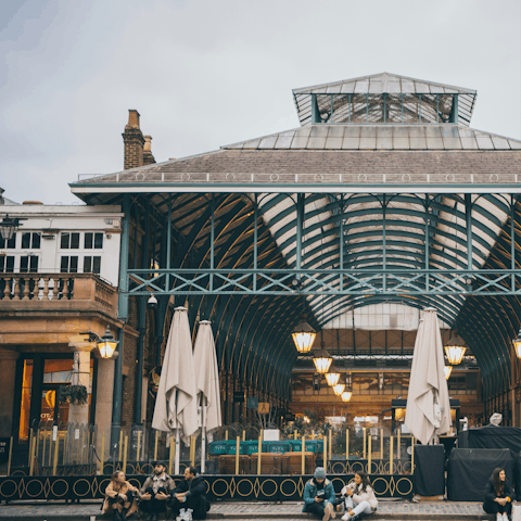 Stay in Covent Garden, mere moments from the market