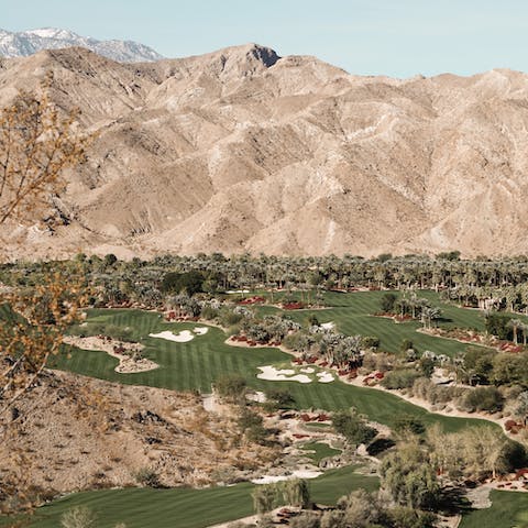 Tee off at any of the 100+ golf courses within a short drive of Palm Springs