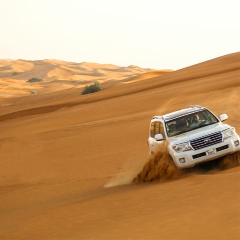 Book a dune cruise in a 4X4 – as breath taking as it is thrilling