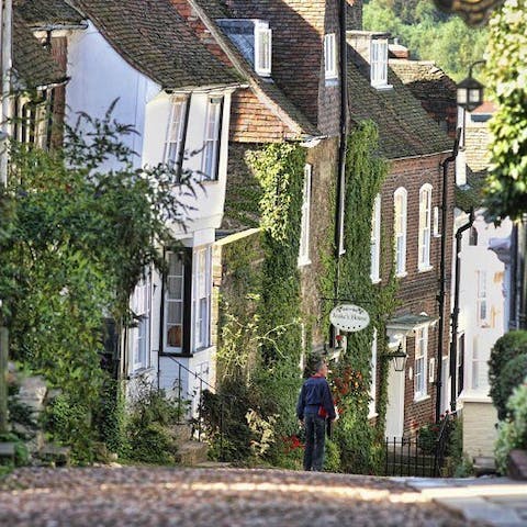 Visit the cobbled streets of Rye