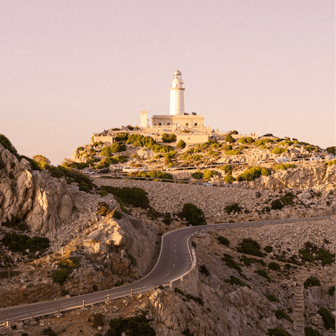 Take the atmospheric drive to Cap de Formentor – less than thirty-minutes away