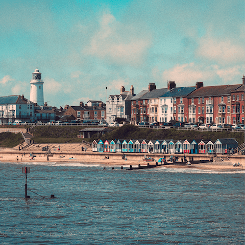 Stay a short walk from Southwold's picturesque beach