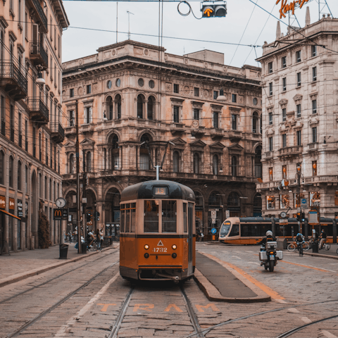 Explore Milan from your home in the city centre – Castello Sforzesco and Parco Sempione are just a five-minute walk