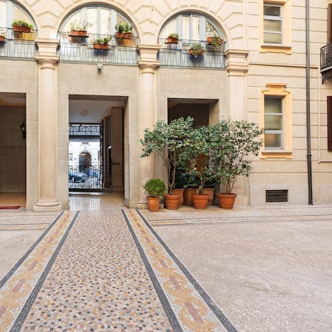 Stay in a sophisticated period building