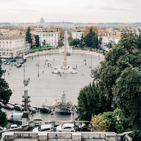 Stay in Piazza del Popolo in the historical heart of Rome