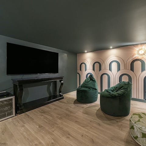 Kick back in your own private cinema room