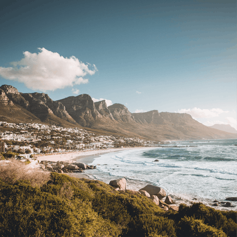 Walk for just a few minutes to the gorgeous beaches at Camps Bay