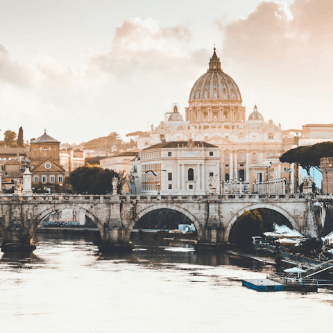 Explore the majestic sights of Rome starting with the Vatican