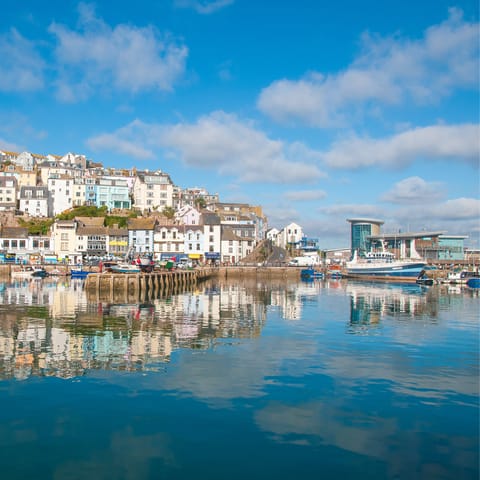 Drive into both Paignton and Brixham in a matter of minutes from your home