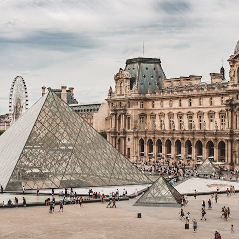Hop on the Metro and reach the Louvre Museum in under thirty minutes