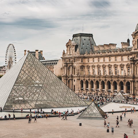 Hop on the Metro and reach the Louvre Museum in under thirty minutes