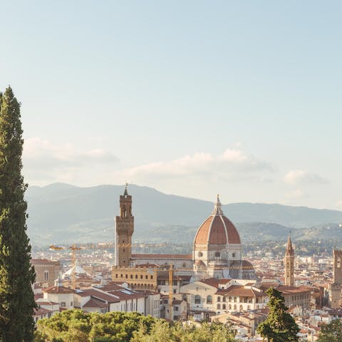 Hop on a train to Florence – it takes an hour 