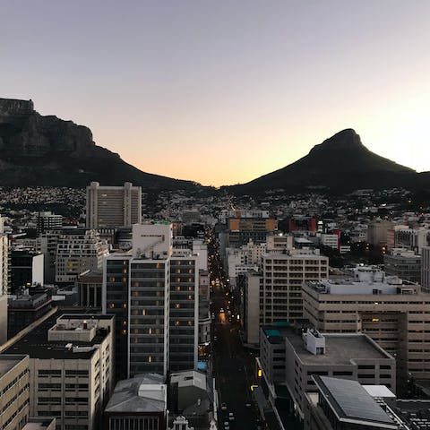 Wander through the city to the incredible Table Mountain