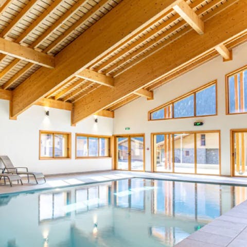 Treat your senses to long relaxing swims in the heated pool