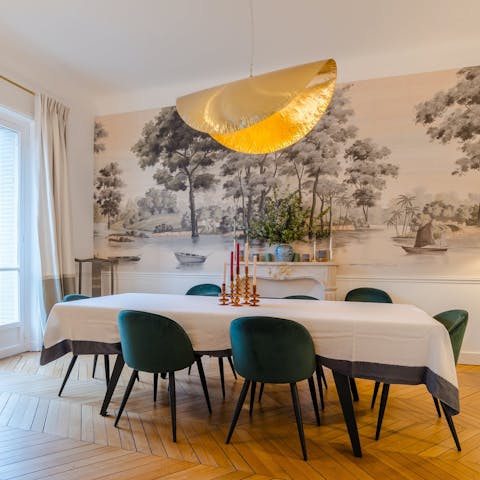 Create your own Parisian dining experience at home