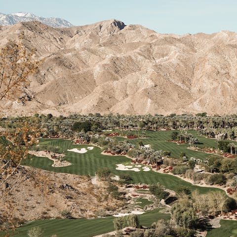 Take your pick from any one of approximately 300 golf courses found in Palm Springs and beyond