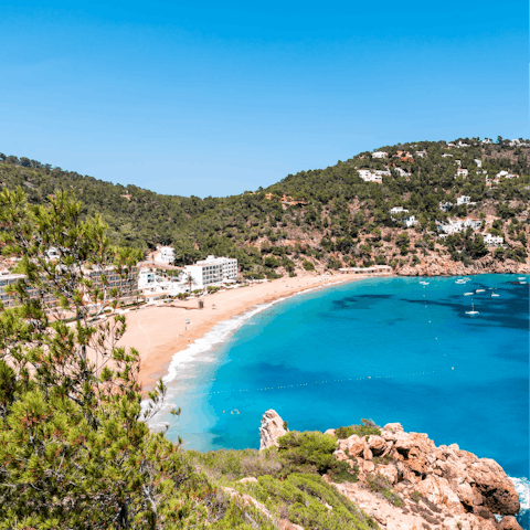 Explore the beaches and towns of North Ibiza