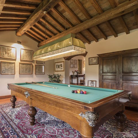 Challenge your fellow guests to a round of pool in the games room