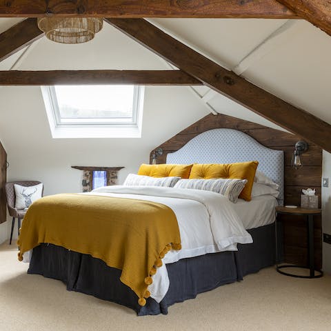 Cosy up in comfortable, stylish bedrooms