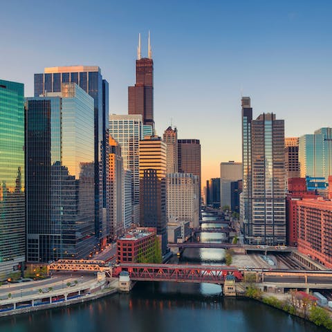 Explore the city from your excellent location in Greektown