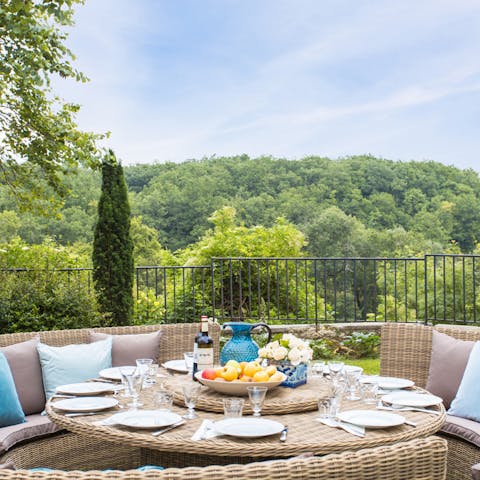 Take your breakfast on the terrace