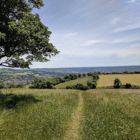 Walk down the hill to the charming village of Withypool, a fifteen-minute walk away