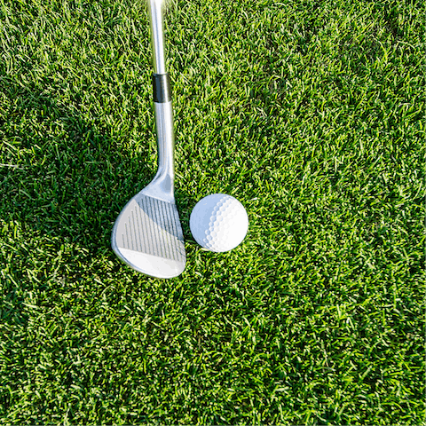 Have a round of golf at Jumeirah Golf course, just metres away