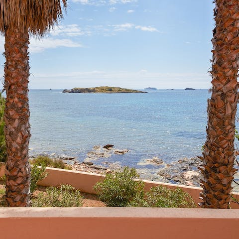 Admire beautiful sea views from your private terrace