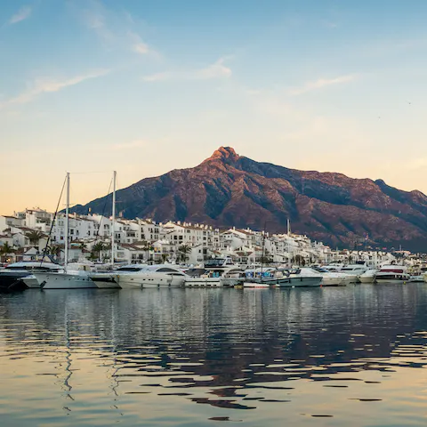 Stay on the most exclusive stretch of the Costa del Sol, the Golden Mile