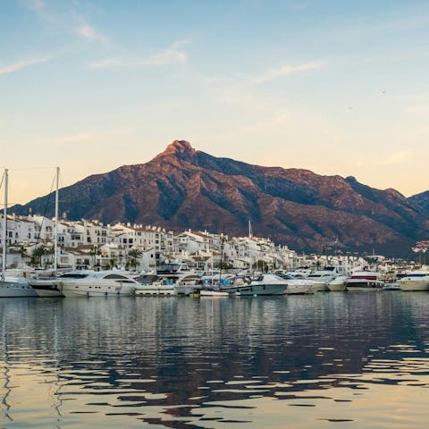 Explore the glamorous coastline of Marbella