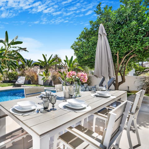 Savour the magic of Mediterranean living on the terrace 