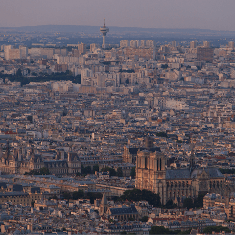 Ascend the Tour Montpartnasse for mesmerising panoramas of the city, a short walk away