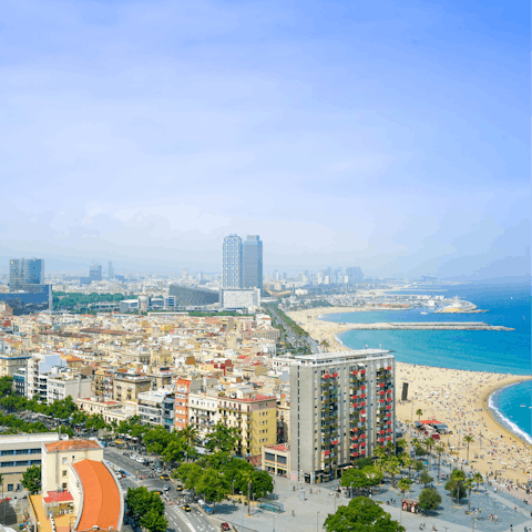 Opt for a change of pace and make the forty-five minute drive into Barcelona