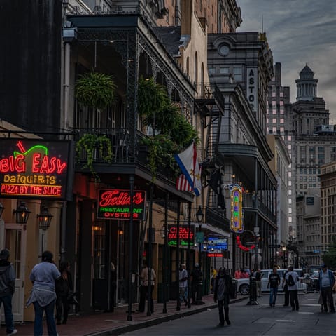 Walk to many of the city's hotspots