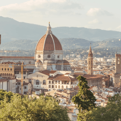 Spend a day exploring the majestic streets of Florence – only an hour's drive away