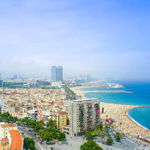 Explore the vibrant city of Barcelona from your location in the Gracia neighbourhood