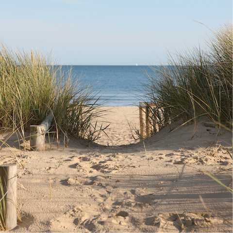 Norfolk's beautiful beaches are just a short drive away, waiting for you to explore them